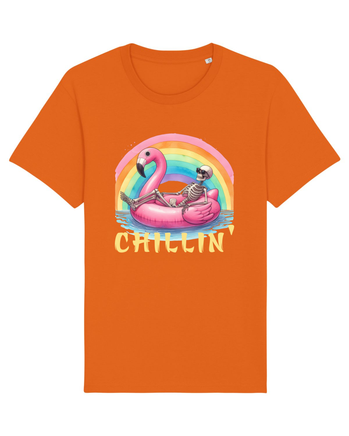 Tricou mânecă scurtă Unisex Rocker Bright Orange