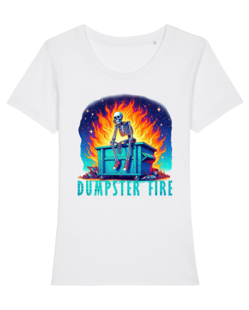 Dumpster Fire White