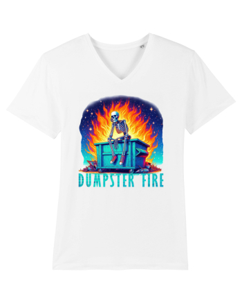 Dumpster Fire White