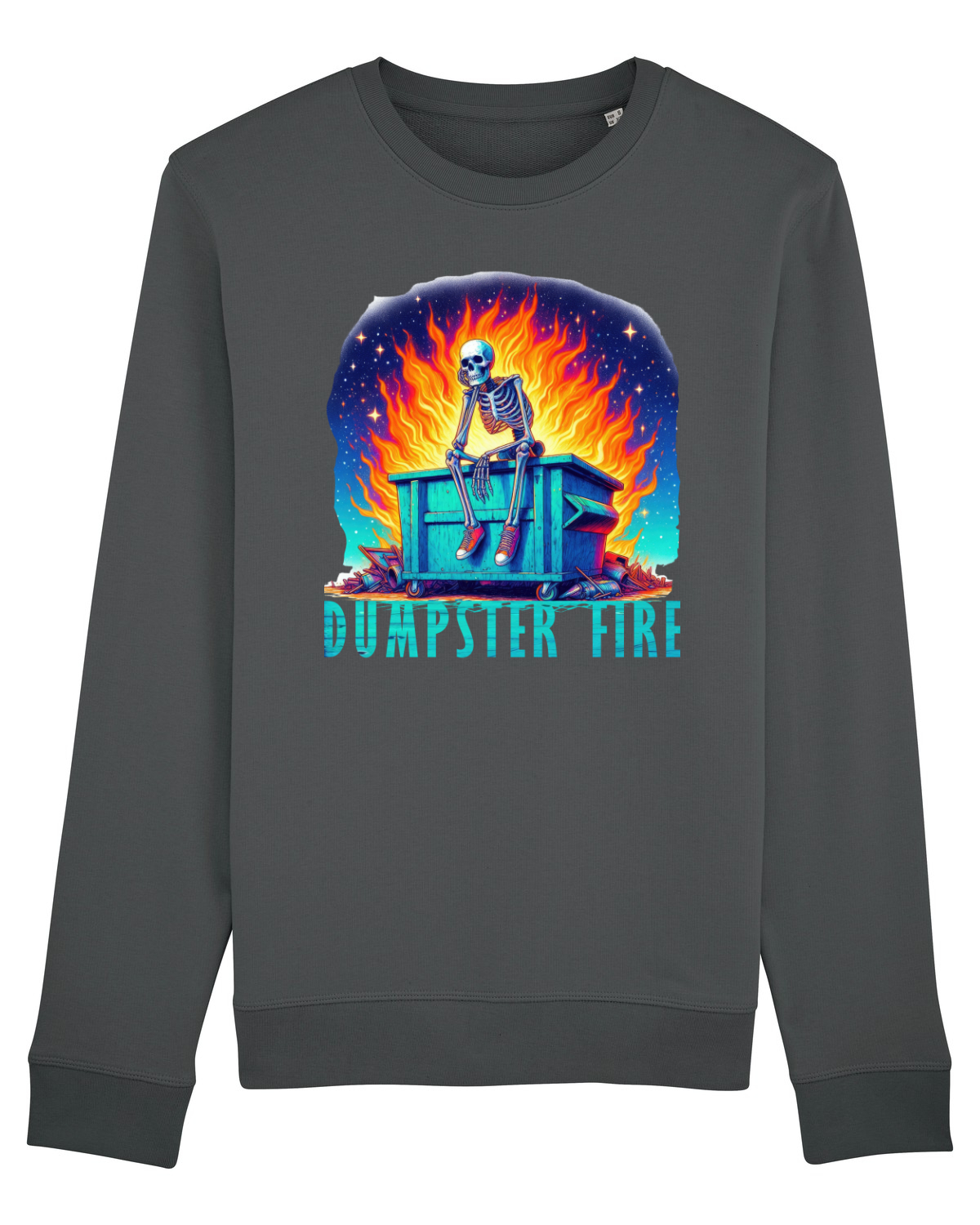 Bluză mânecă lungă Unisex Rise Anthracite