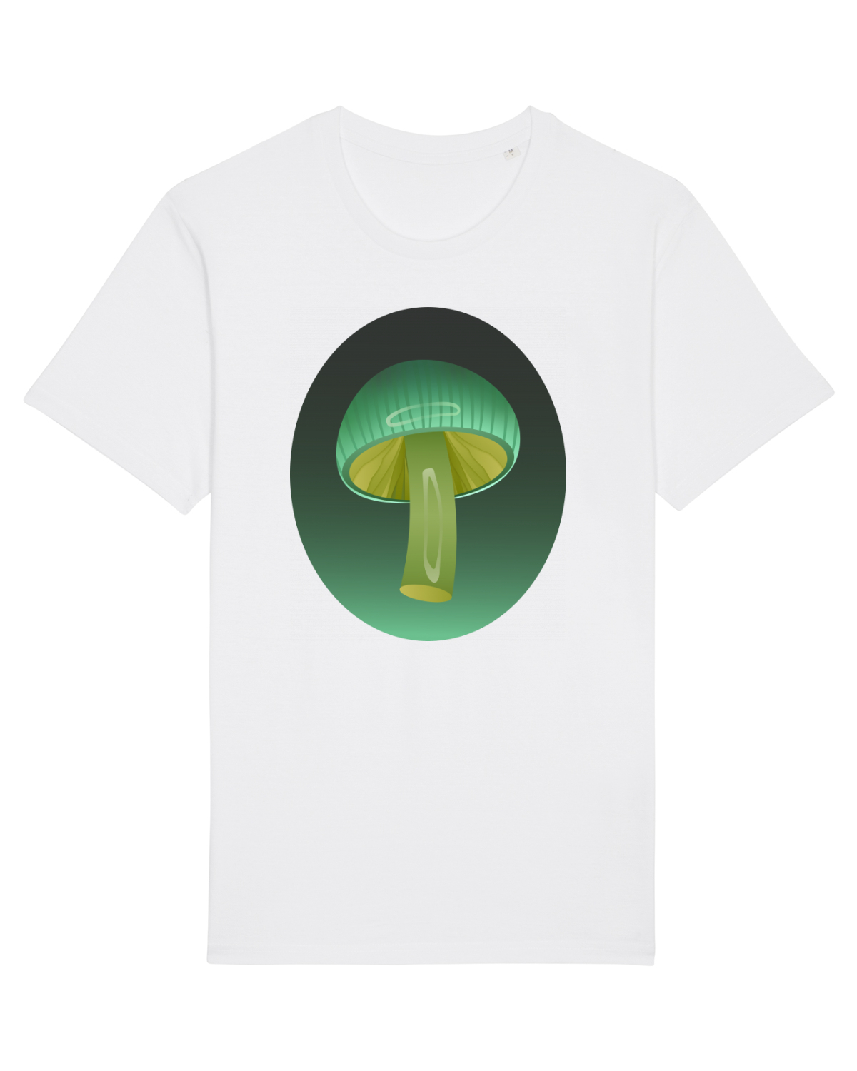 Tricou mânecă scurtă Unisex Rocker White