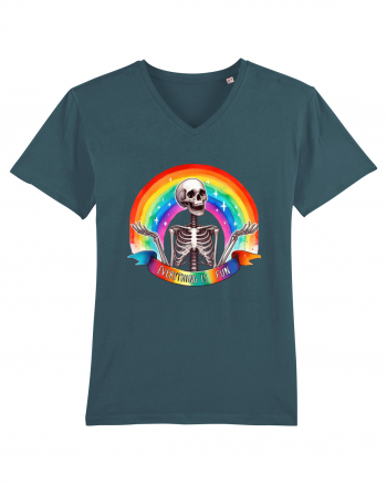 Antisocial Rainbow Skull Stargazer