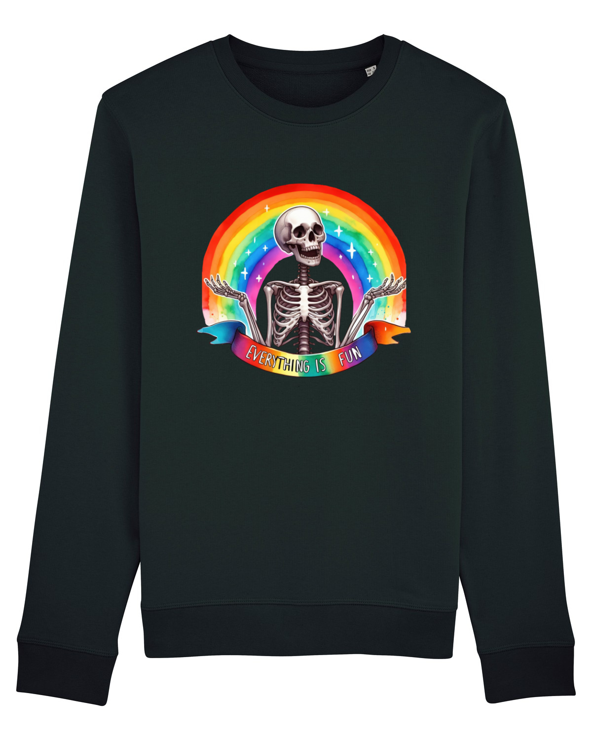 Bluză mânecă lungă Unisex Rise Black