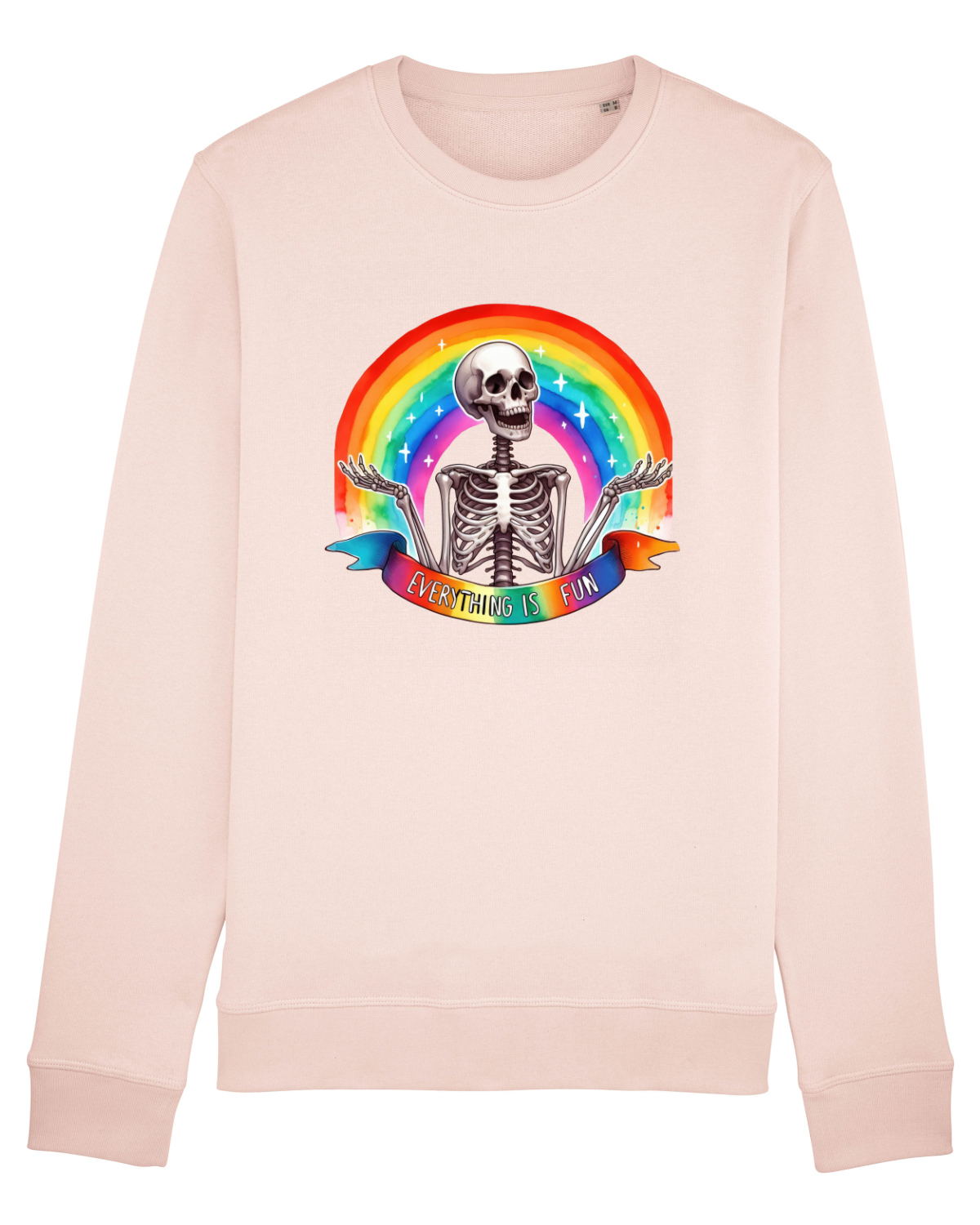 Bluză mânecă lungă Unisex Rise Candy Pink