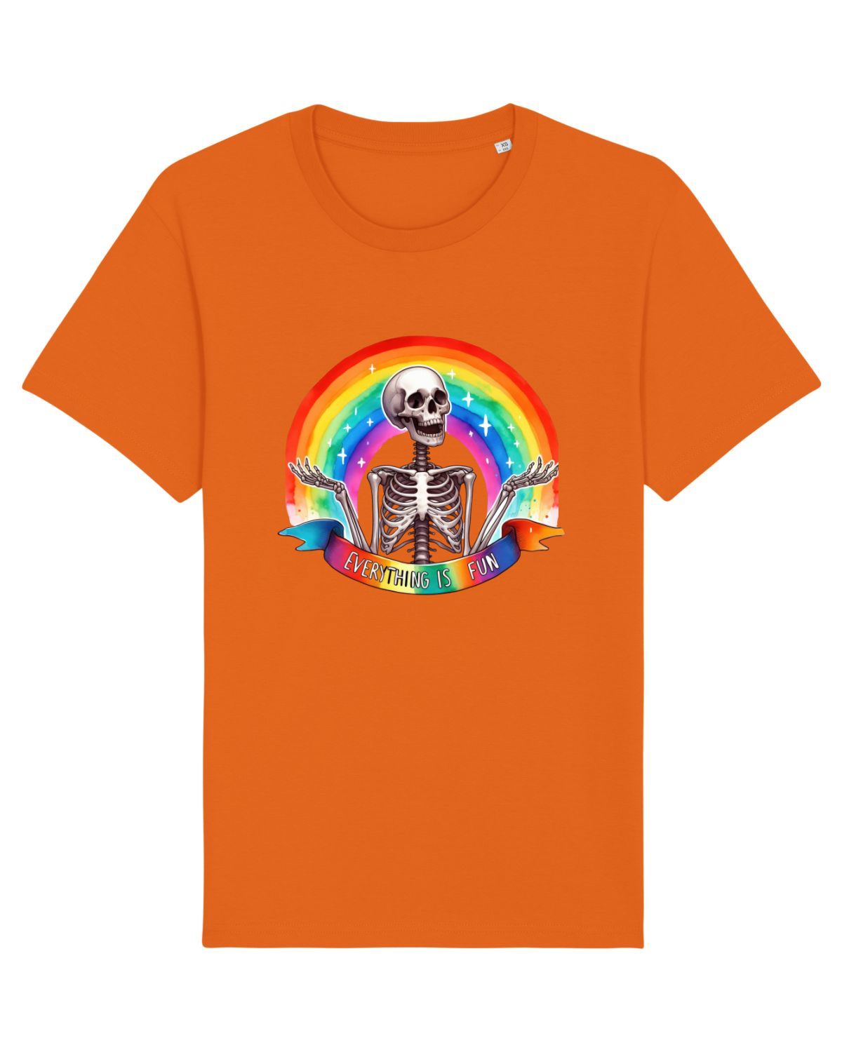 Tricou mânecă scurtă Unisex Rocker Bright Orange