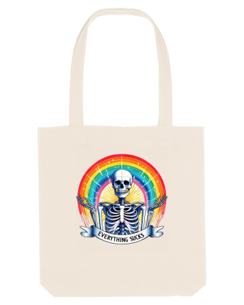 Antisocial Rainbow Skull Natural