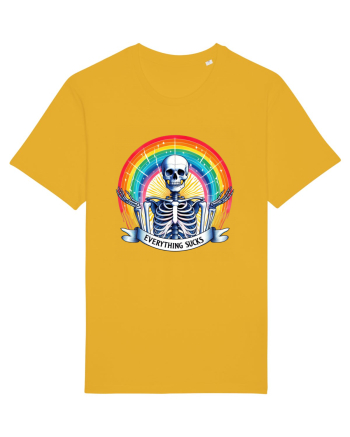 Antisocial Rainbow Skull Spectra Yellow