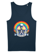 Antisocial Rainbow Skull Maiou Bărbat Runs