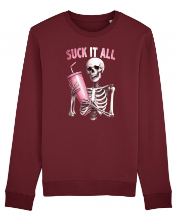 Suck It All Burgundy