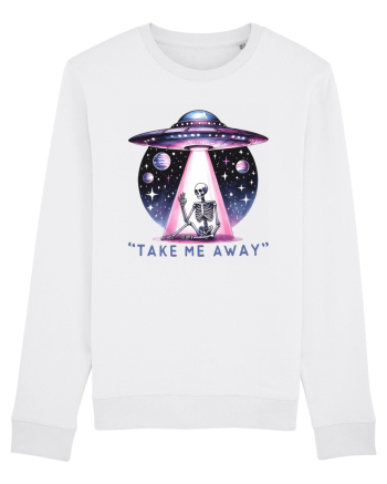 Antisocial Rainbow Skull White