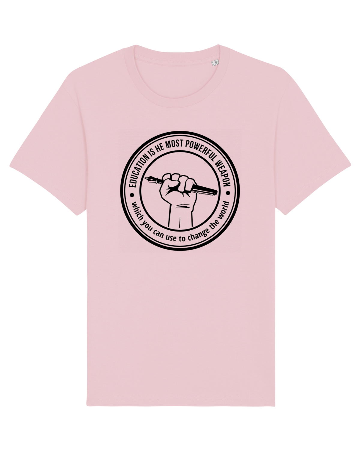 Tricou mânecă scurtă Unisex Rocker Cotton Pink