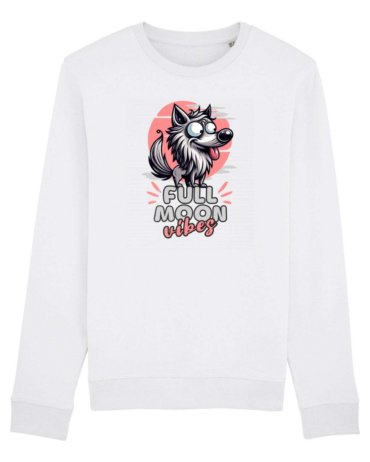 Bluză mânecă lungă Unisex Rise White