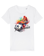 Fotbal Romania - Cu mingea la picior Tricou mânecă scurtă  Copii Mini Creator