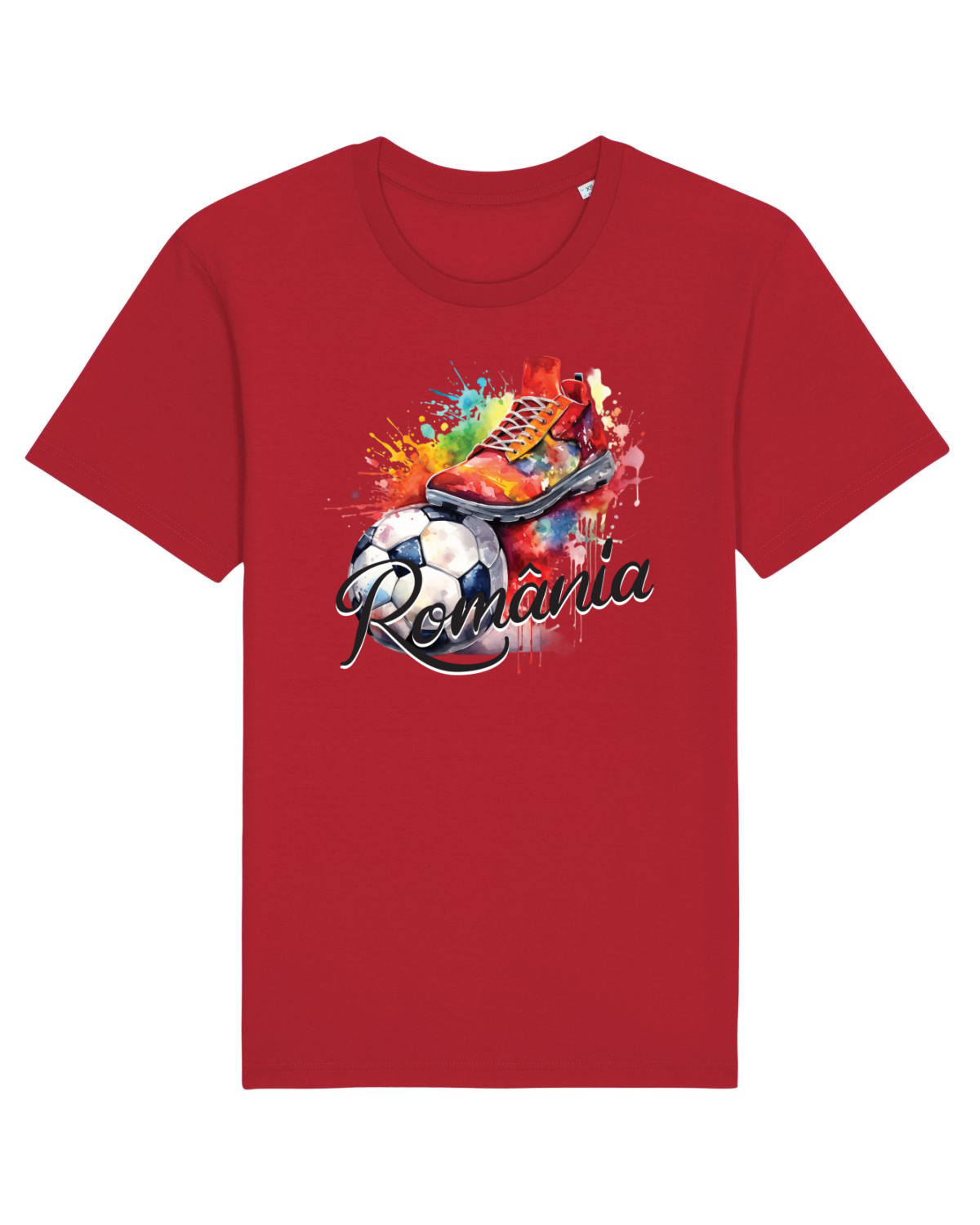 Tricou mânecă scurtă Unisex Rocker Red