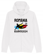 Suporter Romania - Euro 2024 jucator de fotbal Hanorac cu fermoar Unisex Connector