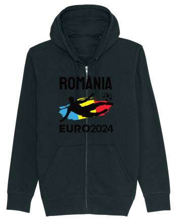 Suporter Romania - Euro 2024 jucator de fotbal Black