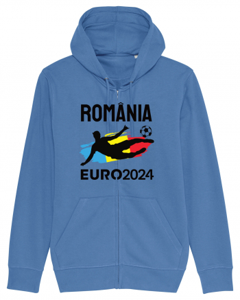 Suporter Romania - Euro 2024 jucator de fotbal Bright Blue