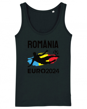 Suporter Romania - Euro 2024 jucator de fotbal Black