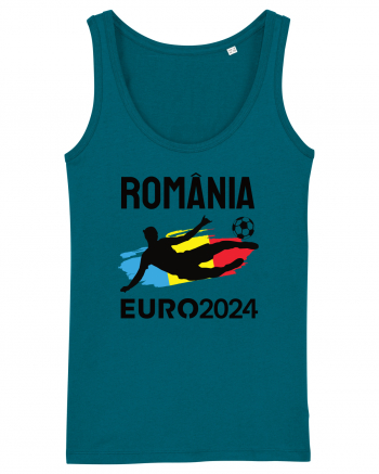 Suporter Romania - Euro 2024 jucator de fotbal Ocean Depth