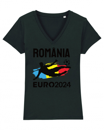 Suporter Romania - Euro 2024 jucator de fotbal Black