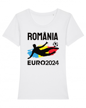 Suporter Romania - Euro 2024 jucator de fotbal White