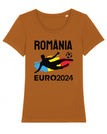 Suporter Romania - Euro 2024 jucator de fotbal Roasted Orange