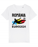 Suporter Romania - Euro 2024 jucator de fotbal Tricou mânecă scurtă  Copii Mini Creator