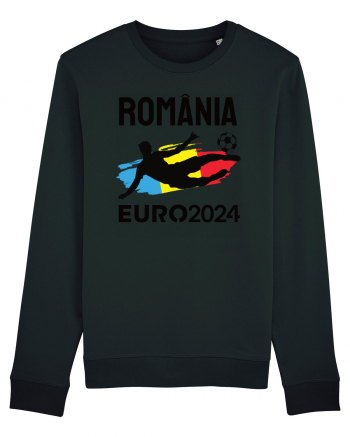 Suporter Romania - Euro 2024 jucator de fotbal Black