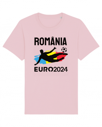 Suporter Romania - Euro 2024 jucator de fotbal Cotton Pink