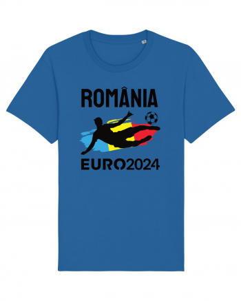 Suporter Romania - Euro 2024 jucator de fotbal Royal Blue