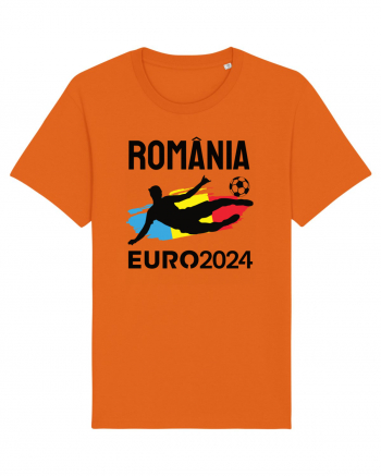 Suporter Romania - Euro 2024 jucator de fotbal Bright Orange