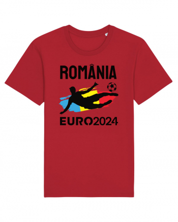 Suporter Romania - Euro 2024 jucator de fotbal Red