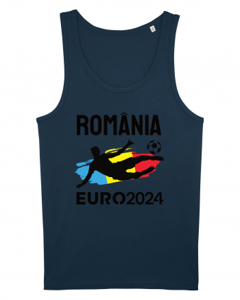 Suporter Romania - Euro 2024 jucator de fotbal Navy