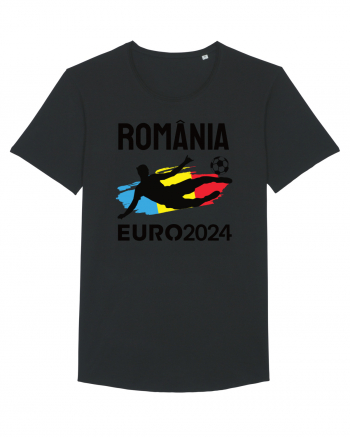 Suporter Romania - Euro 2024 jucator de fotbal Black