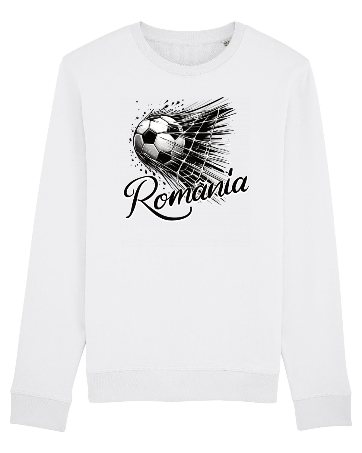 Bluză mânecă lungă Unisex Rise White