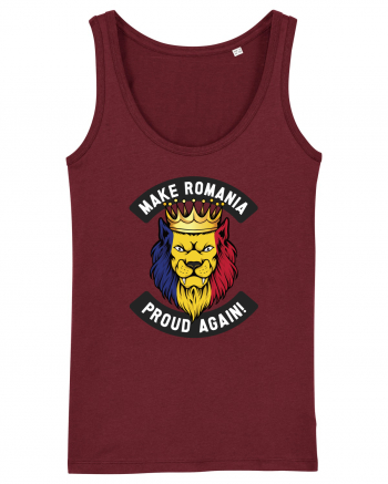 Suporter Romania - Make Romania proud again Burgundy