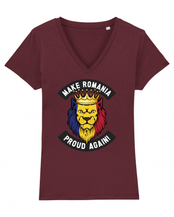 Suporter Romania - Make Romania proud again Burgundy