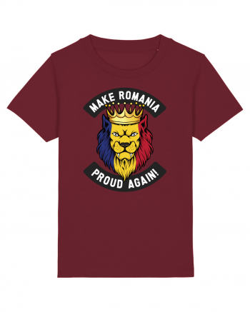 Suporter Romania - Make Romania proud again Burgundy