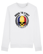 Suporter Romania - Romania - Born to fight Bluză mânecă lungă Unisex Rise