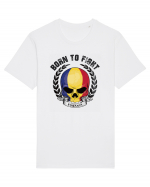 Suporter Romania - Romania - Born to fight Tricou mânecă scurtă Unisex Rocker