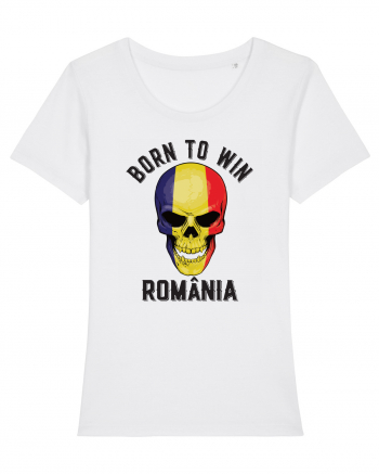 Suporter Romania - Romania - Born to win White