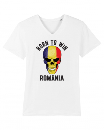 Suporter Romania - Romania - Born to win White