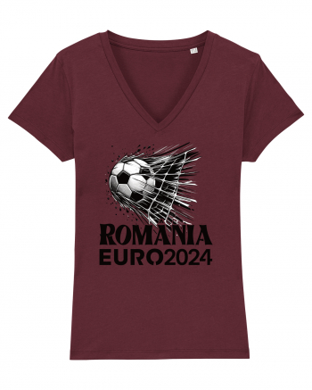 pentru suporteri - Romania da goluri la Euro 2024 Burgundy