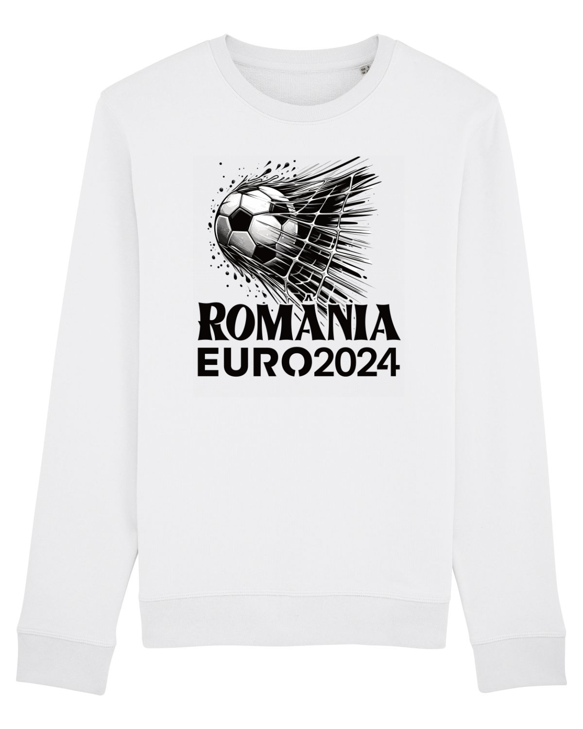 Bluză mânecă lungă Unisex Rise White