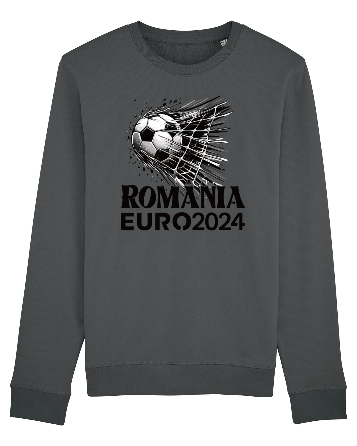 Bluză mânecă lungă Unisex Rise Anthracite