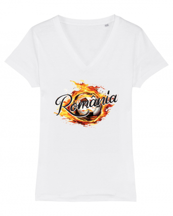 Suporter Romania - Romanian fireball White