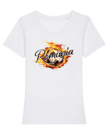 Suporter Romania - Romanian fireball White