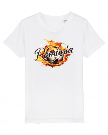 Suporter Romania - Romanian fireball White