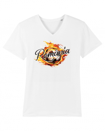 Suporter Romania - Romanian fireball White