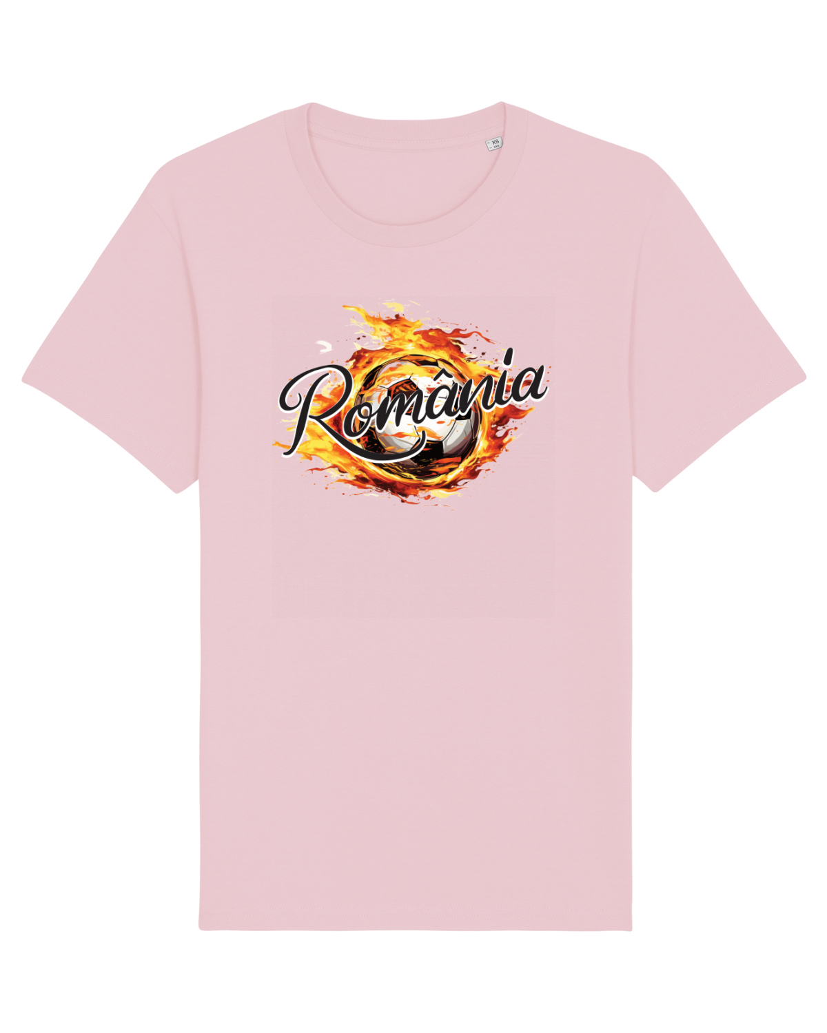 Tricou mânecă scurtă Unisex Rocker Cotton Pink